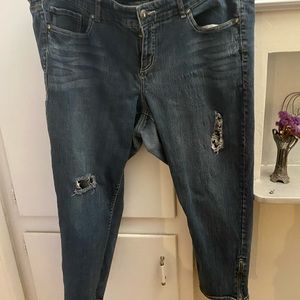Distressed Torrid Denim size 22